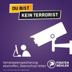 Ablehnung der Vorratsdatenspeicherung